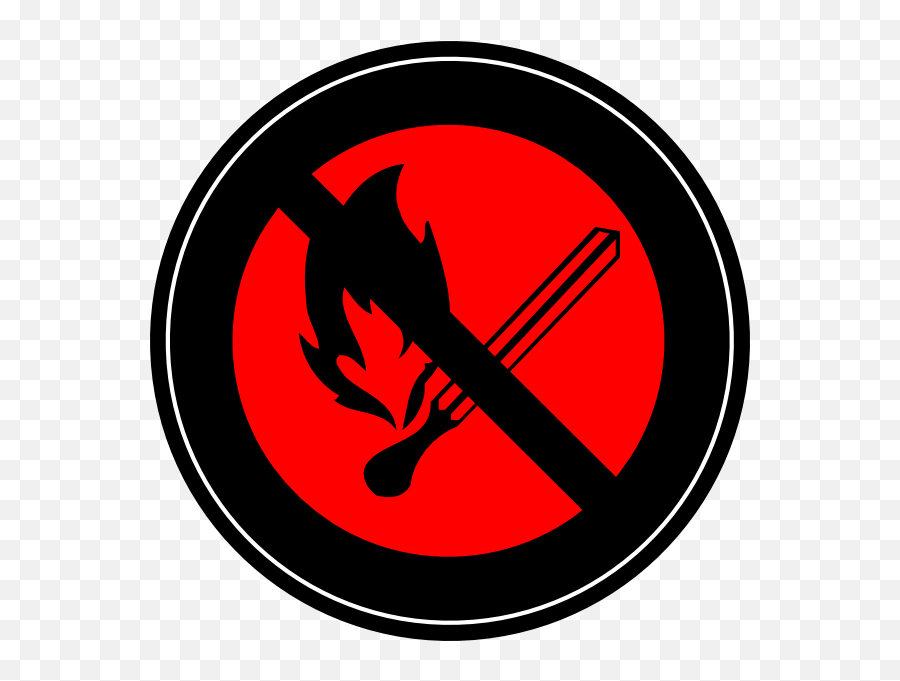 No Fire Logo 2 Clip Art At Clkercom - Vector Clip Art Emoji,Fire Logo