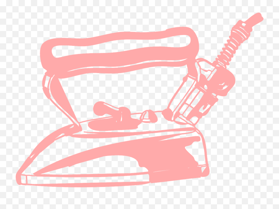 Steam Iron Retro Ironing - Iron Clip Art Emoji,Iron Clipart