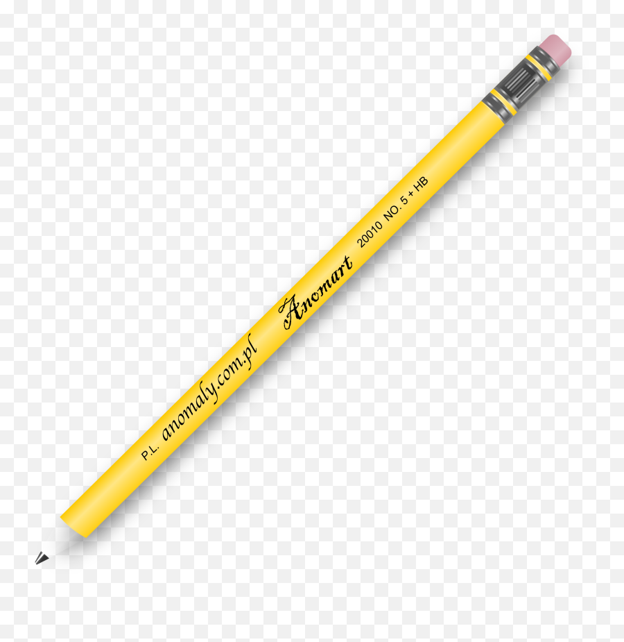 Cartoon Hb Pencil Clip Art At Clker - Long Pencil Png Long Pencil Clip Art Emoji,Pencil Clipart