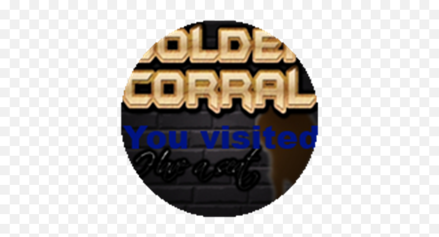 Visitors Badge - Gamers2 Emoji,Golden Corral Logo