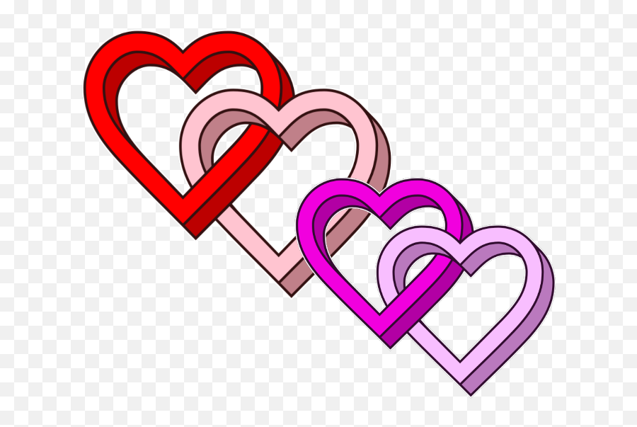 Mq Hearts Heart Line Pink Red - Gif Hd Png Transparent Pictures Of Love Hearts Emoji,Heart Gif Png