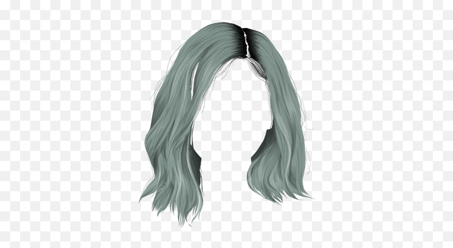 Aesthetic Hair Clips Png - Transparent Background Anime Girl Hair Transparent Emoji,Anime Hair Transparent