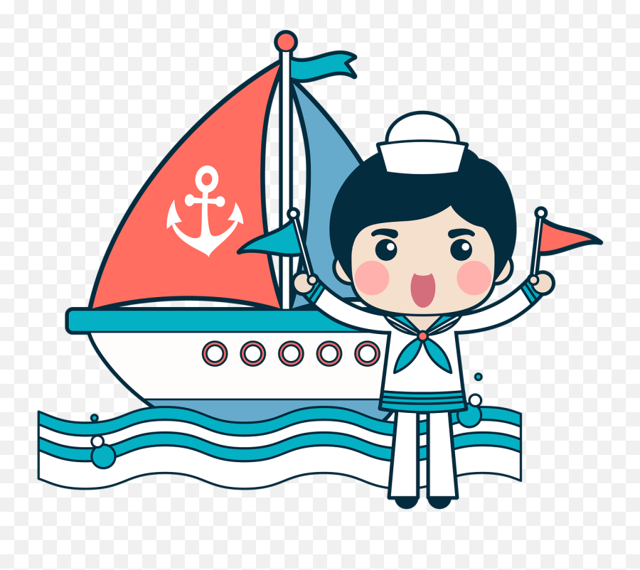 Cute Boy Sailor - Free Image On Pixabay Sailor Nautical Cute Png Emoji,Nautical Png
