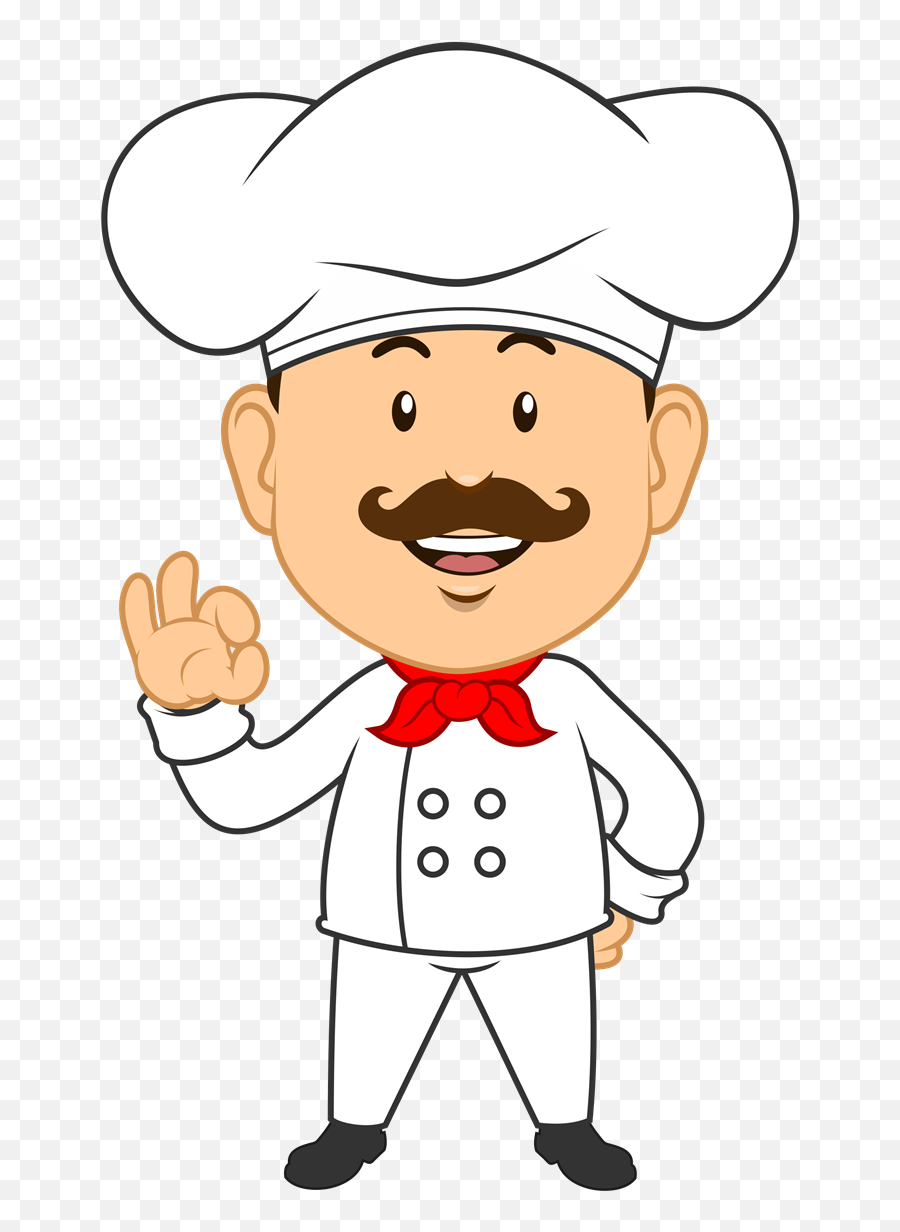 Cute Italian Chef Clipart Free Image - Chef Clipart Emoji,Chef Clipart