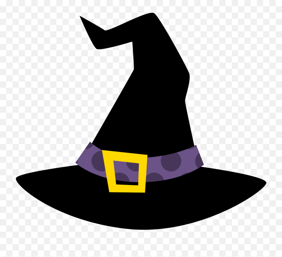 Witch Halloween Clipart - Witches Hat Clipart Emoji,Halloween Clipart