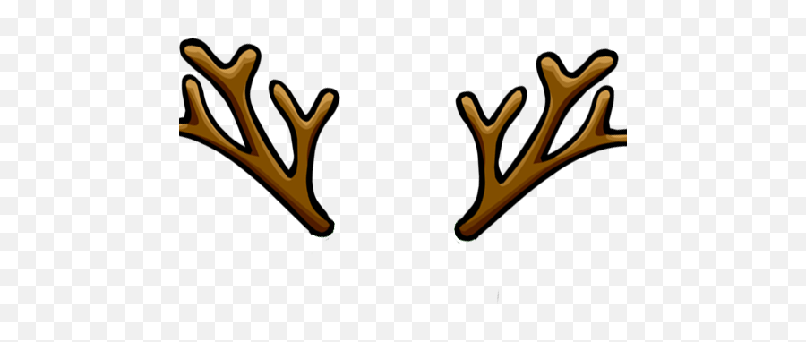 Png Reindeer Antlers - Reindeer Antlers Png Emoji,Reindeer Antlers Png