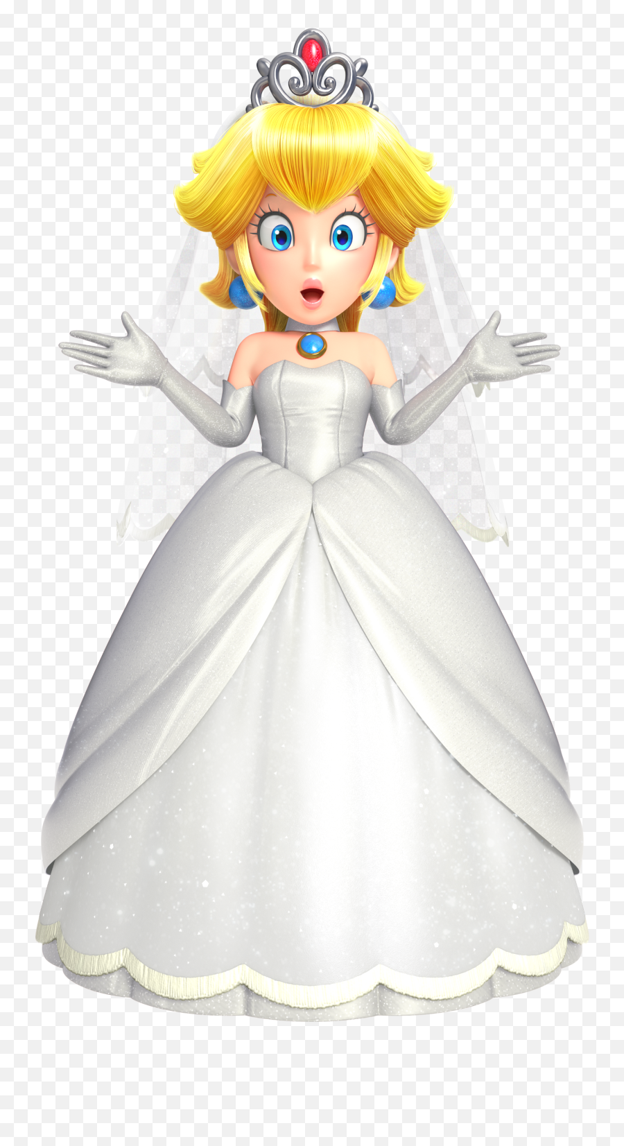 Wedding Peach Super Mario Odyssey Know Your Meme - Peach Wedding Dress Odyssey Emoji,Paper Mario Png