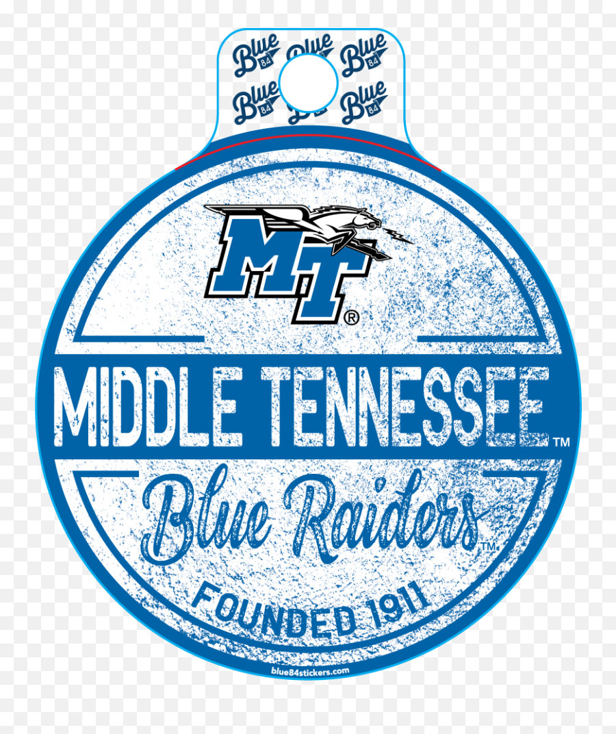Middle Tennessee Chipmunky Sticker - Mtsu Emoji,Mtsu Logo