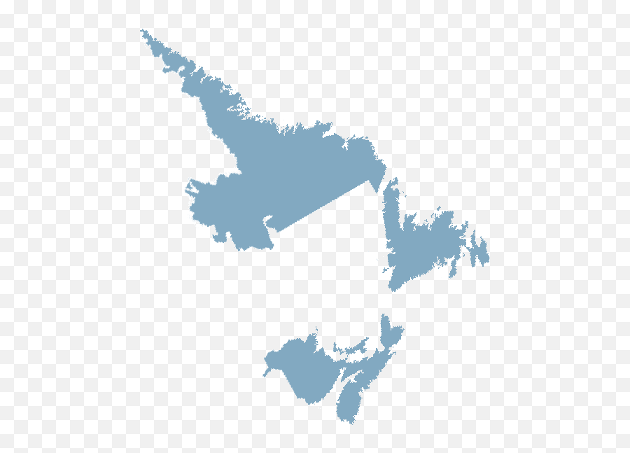 Atlantic Region Located In Canada - Newfoundland And Labrador Silhouette Emoji,Canada Png