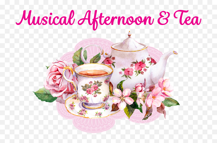 Musical Afternoon Tea March 22 - Tea Pot And Tea Cup Emoji,Tea Party Clipart