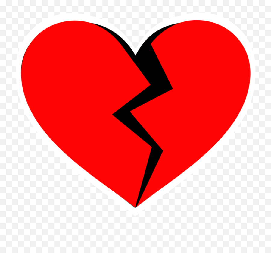 Broken Heart Clipart Small - Png Download Full Size Emoji,Small Heart Clipart