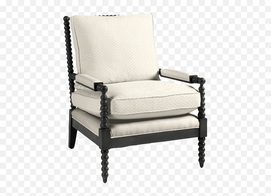 Shiloh Spool Chair Dimple Salt Sunbrella Performance Black Finish Emoji,Vintage Texture Png