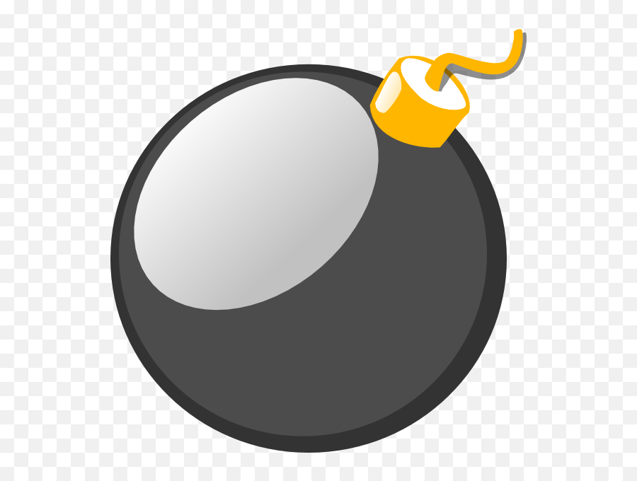 Black Bomb Clip Art At Clkercom - Vector Clip Art Online Emoji,Bomb Clipart Black And White