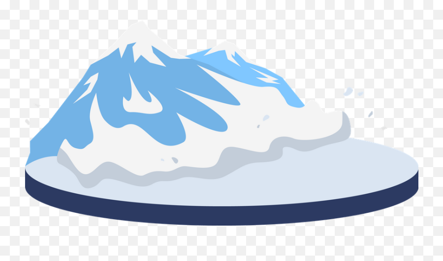 Premium Natural Disasters Illustration Pack From Nature Emoji,Icebergs Clipart