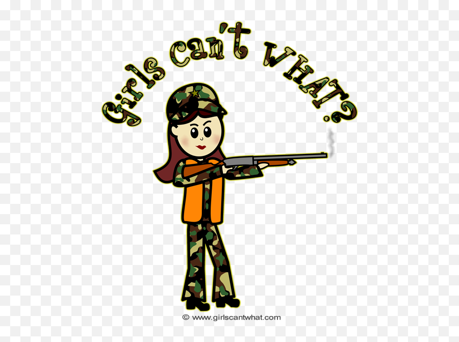 Hunting Clipart Woman Hunter Hunting - Girl Hunting Clip Art Emoji,Hunting Clipart