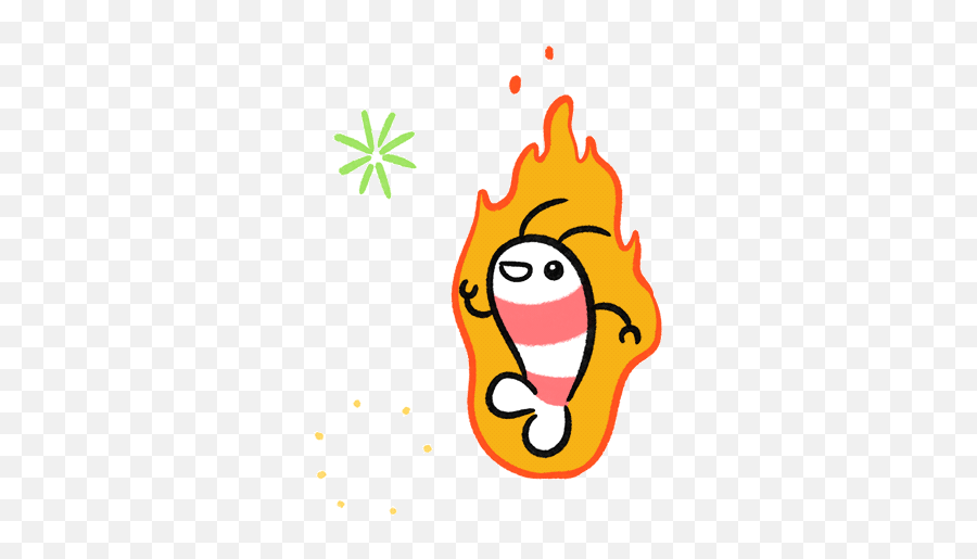 Shrimp Fire Gif - Happy Emoji,Fire Gif Transparent
