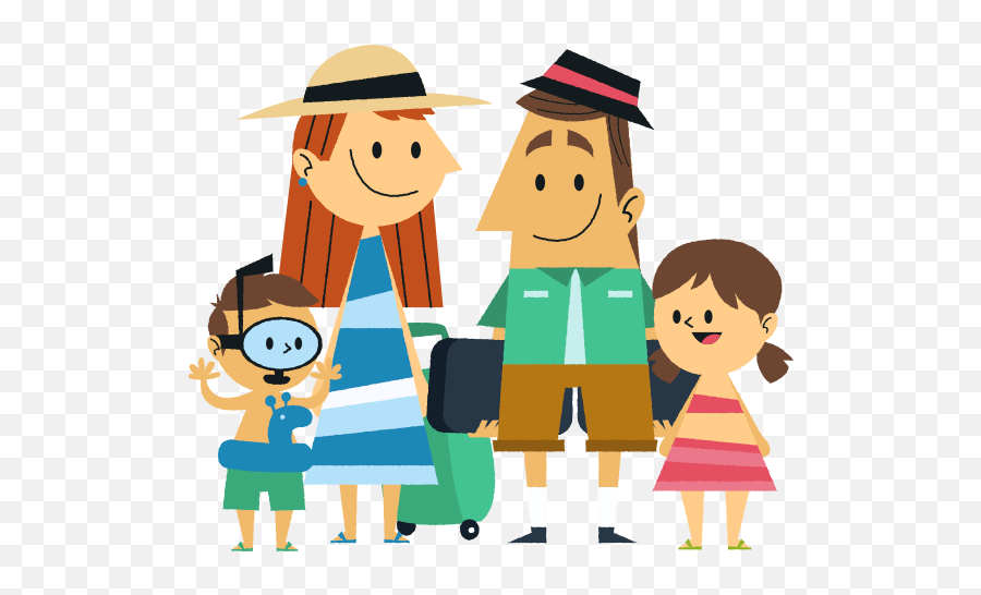 Pin Vacation Clipart Family Travel - Family Vacation Clipart Png Emoji,Vacation Clipart