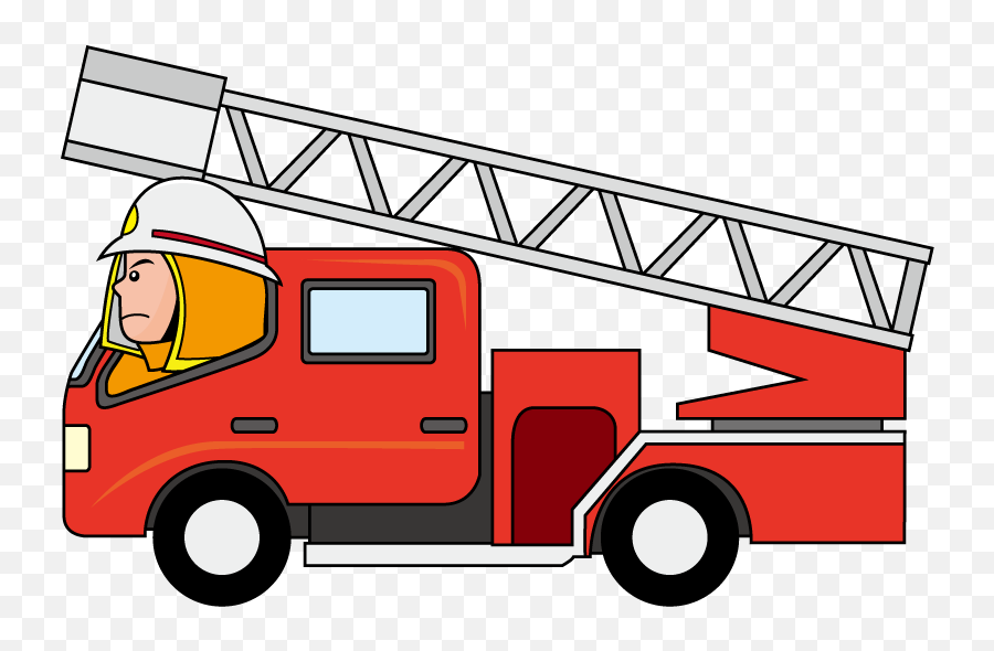 Fire Truck Firetruck Clipart Clipartix 2 - Clipartix Fire Truck Png Cartoon Emoji,Semi Truck Clipart