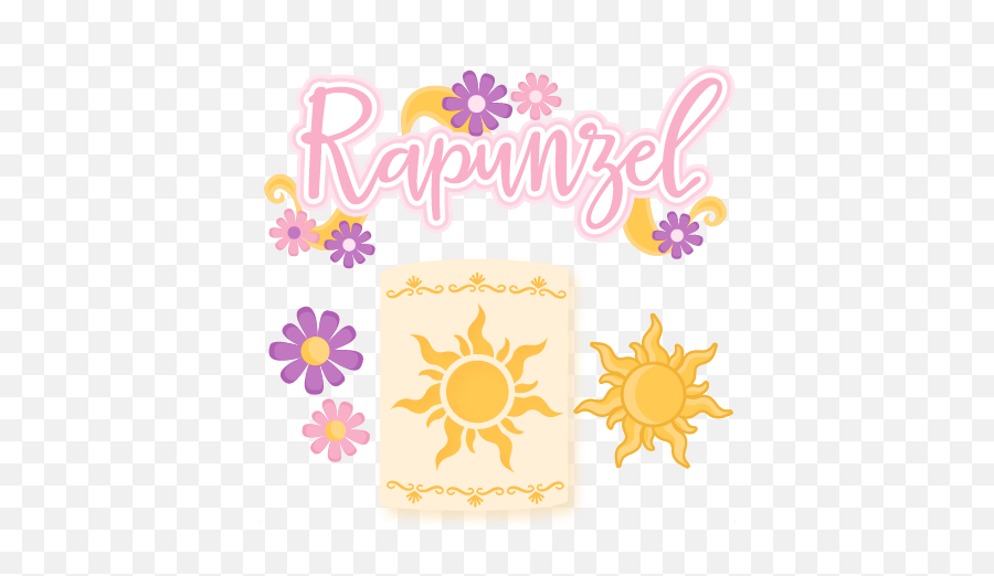 Rapunzel Set Svg Scrapbook Cut File - Rapunzel Svg Free Emoji,Free Svg Clipart For Cricut