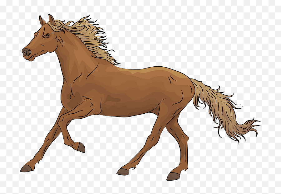 Horse Clipart Free Download Transparent Png Creazilla - Clip Art Emoji,Mustang Clipart