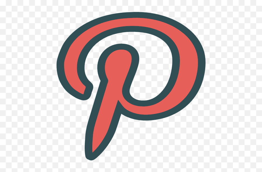 Logo Network Pinterest Social Icon - Brands Colored Emoji,Pinterest Logo