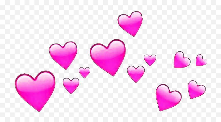 Heart Emojis Transparent - Iphone Hearts Png,Transparent Heart Emoji