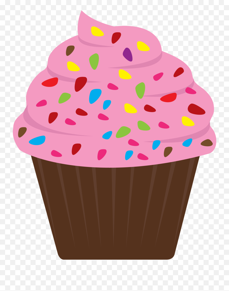 Jpg Royalty Free Library Top Array With - Cupcake Clipart Emoji,Sprinkles Clipart