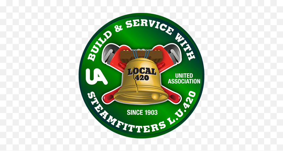 Steamfitters Local Union 420 - Ghanta Emoji,Unions Logos