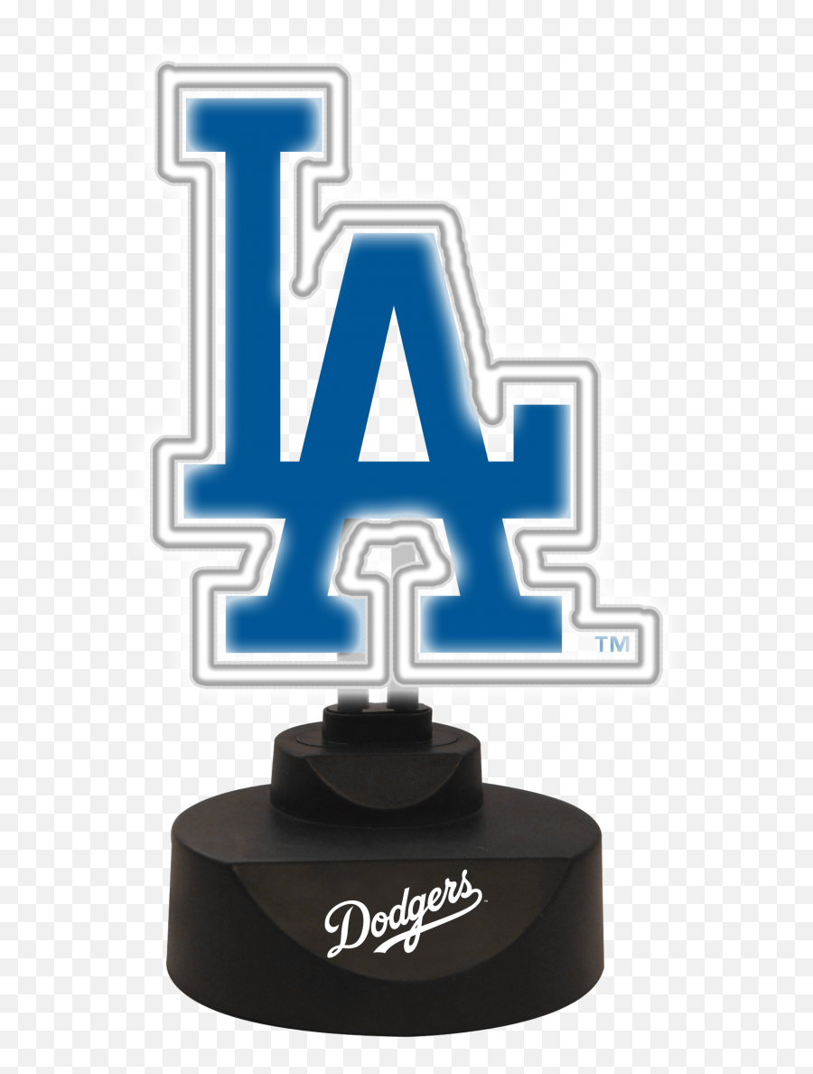 Los Angeles Dodgers Team Logo Neon - La Stickers Emoji,Dodgers Logo Png