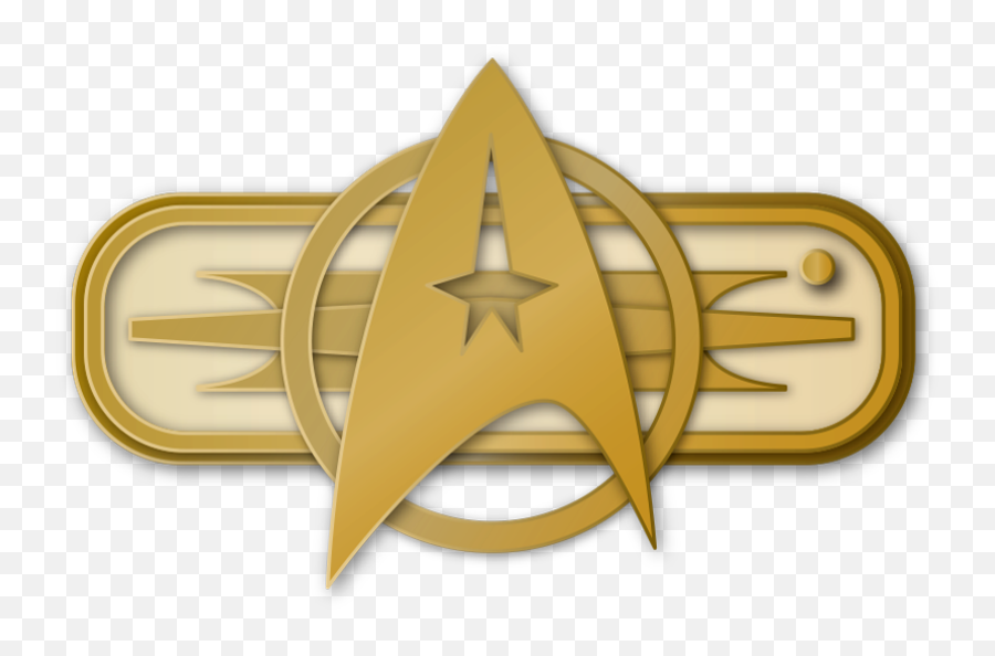 Starfleet Line Officer Logo - Solid Emoji,Starfleet Logo