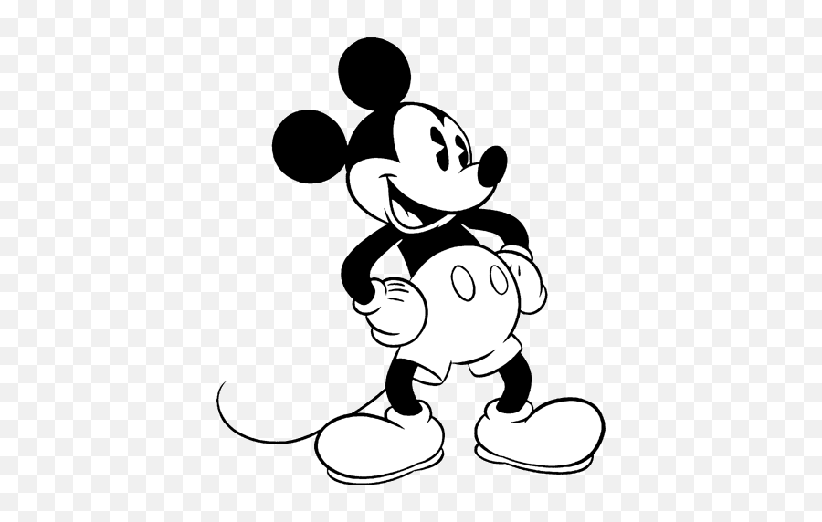 Mickey Mouse Logo - Drawing Mickey Mouse Classic Emoji,Mickey Mouse Logo