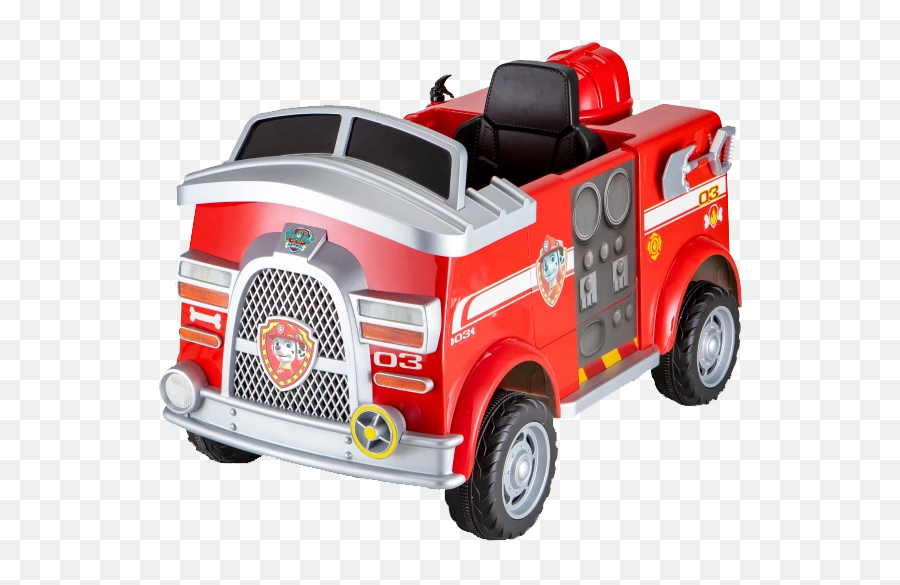 Paw Patrol Marshall Fire Truck - Paw Patrol Marshall Fire Truck Ride Emoji,Fire Truck Png