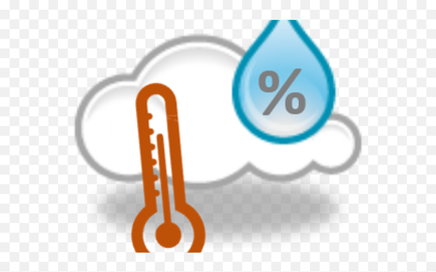 Humidity Clipart Air Temperature - Temperature And Humidity Cartoon Emoji,Temperature Clipart