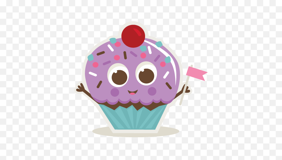 Birthday Cupcake Svg Cut Files For Scrapbooking Birthday Svg - Transparent Birthday Cupcake Cartoon Emoji,Birthday Cupcake Clipart