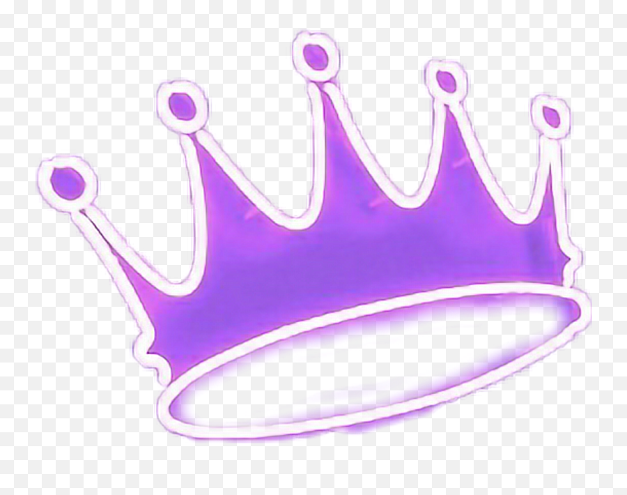 Download Crown Neon Purple King Queen Sexy Re Prince - Neon Purple Crown Png Emoji,King Crown Transparent Background