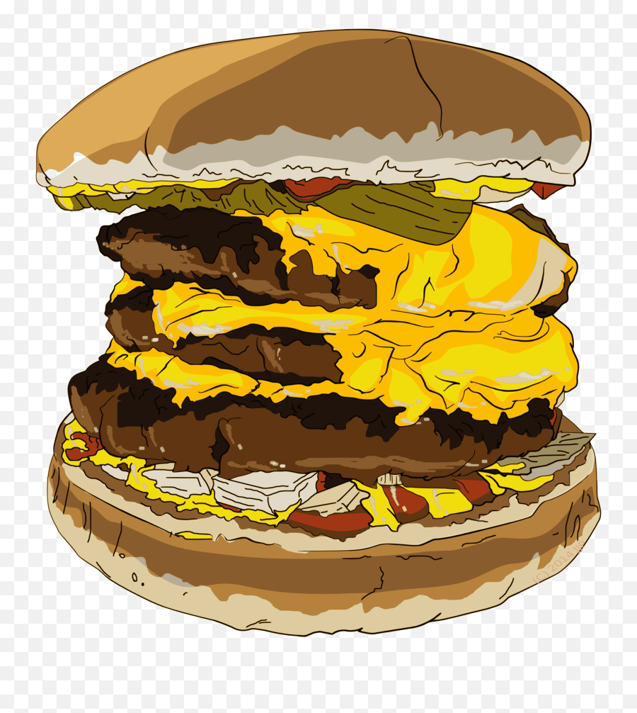 Hamburger Clipart Burger Sandwich - Clip Art Burger Transparent Fast Food Emoji,Hamburger Clipart