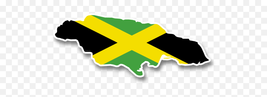Jamaica Map Art Emoji,Jamaican Flag Png