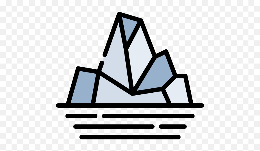 Iceberg - Free Nature Icons Emoji,Icebergs Clipart