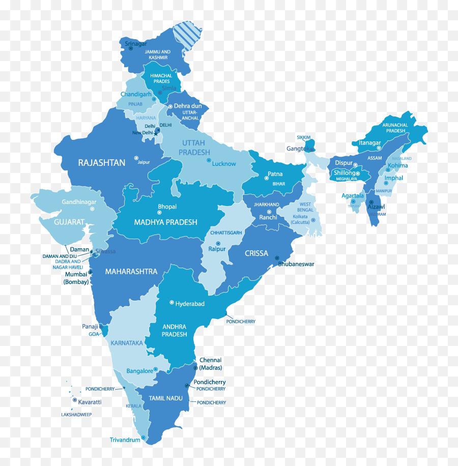 India Map - Ntpc In India Map Full Size Png Download Seekpng Emoji,India Map Png