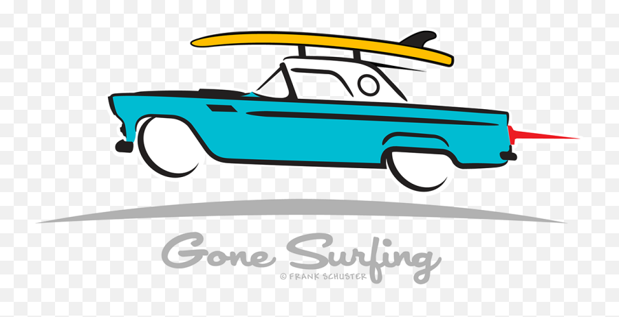 Classic Cars Going Surfing On Behance Emoji,Classic Cars Png