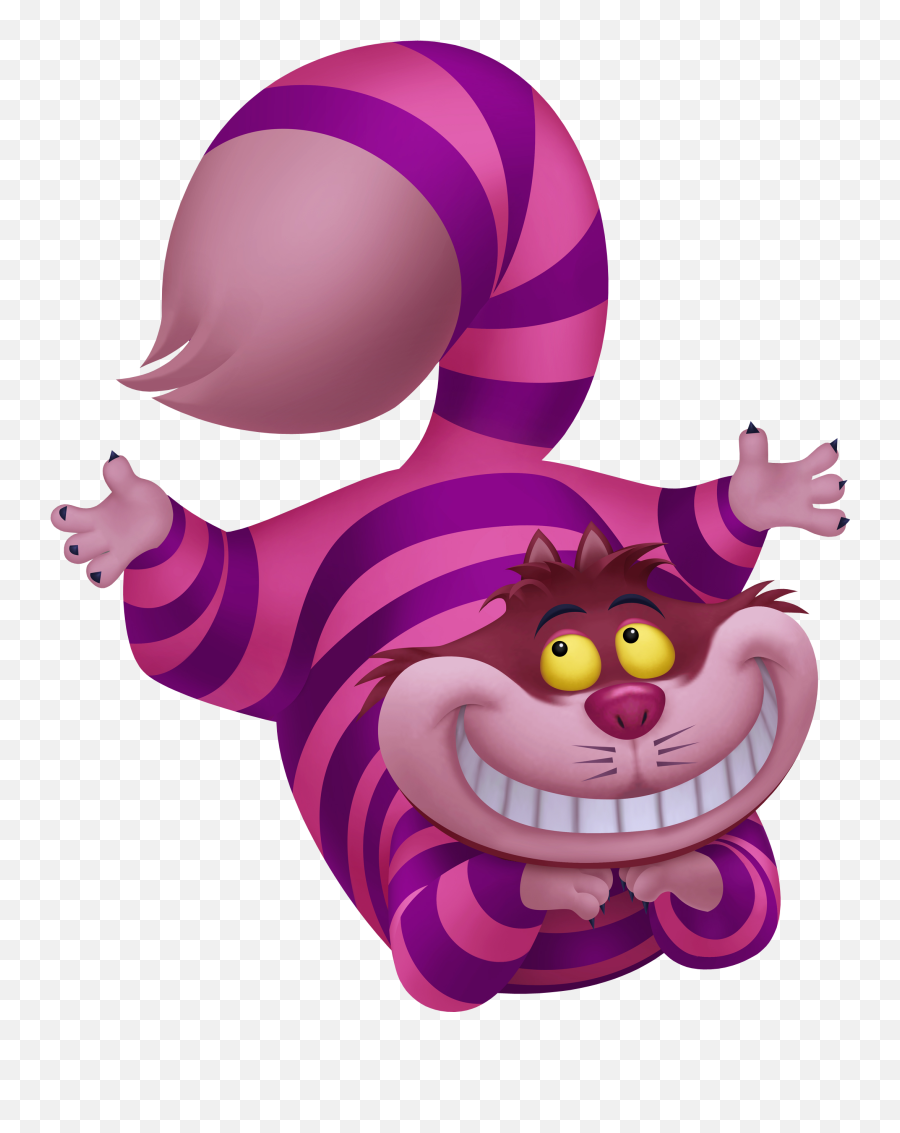 Alice In Wonderland Disney Characters - Cheshire Cat Emoji,Alice In Wonderland Clipart