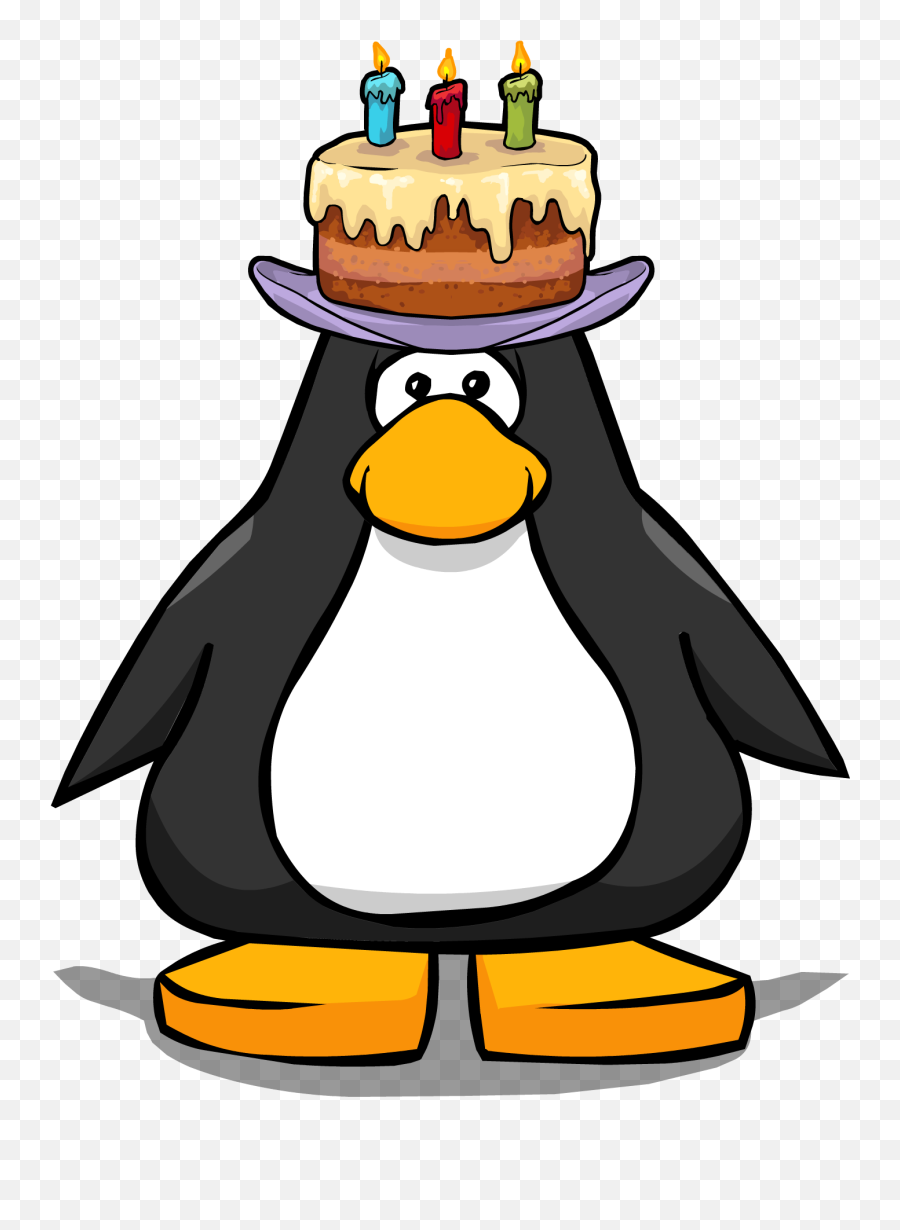 Penguin With Santa Hat Transparent Png - Birthday Penguin Clipart Emoji,Santa Hat Transparent