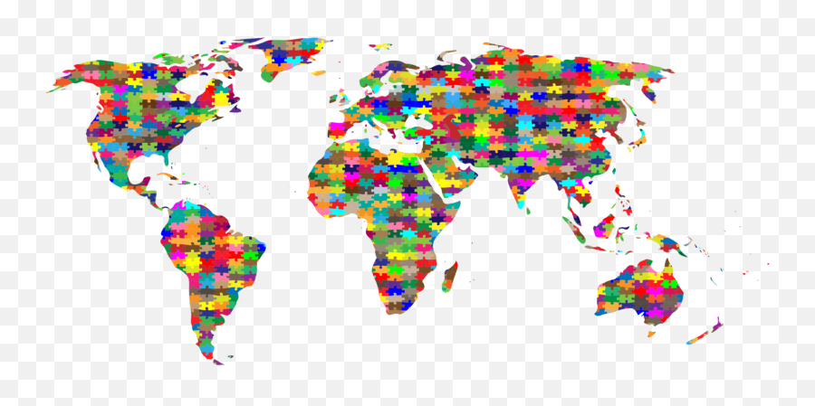 Line World World Map Png Clipart - Blank Map Columbian Exchange Emoji,World Map Clipart