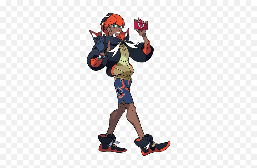 Official Artwork For Hammerlocke Gym Leader Raihan In - Raihan Pokemon Emoji,Pokemon Sword Logo