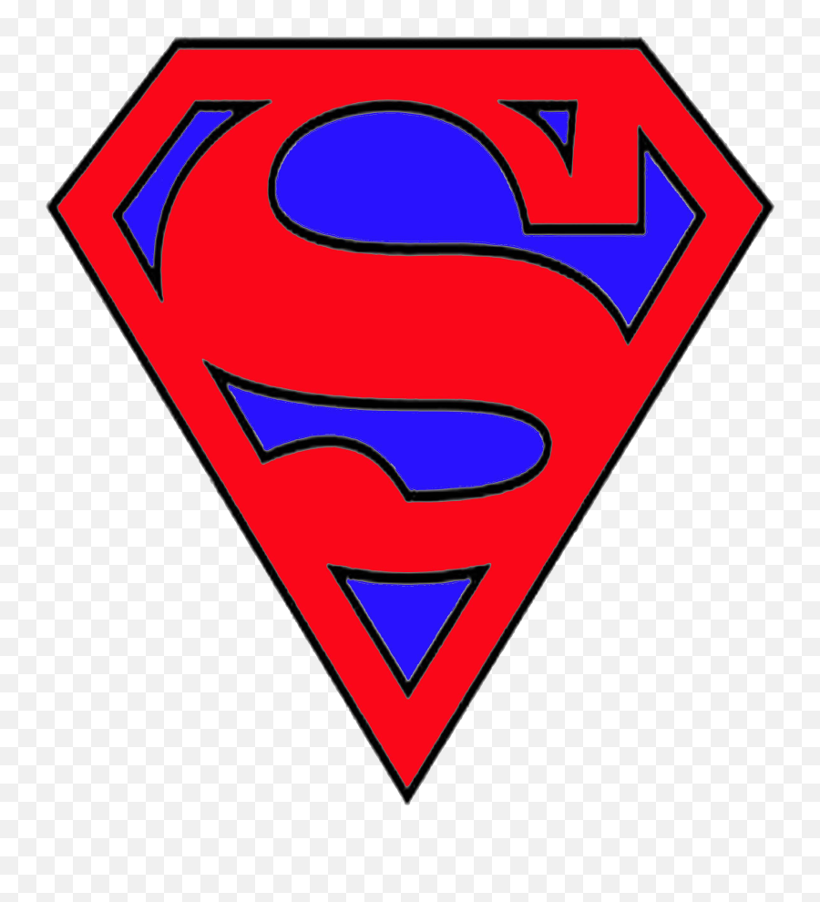 Superwoman Logo - Serra Track Clipart Full Size Clipart Superman Symbol Red Black Emoji,Track Logo