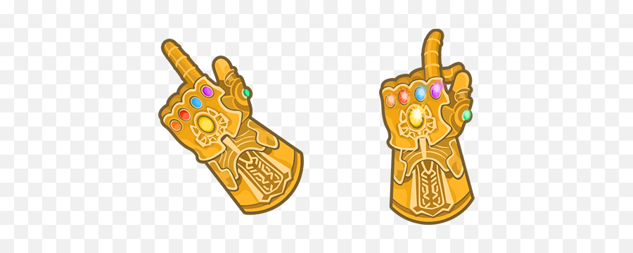 Infinity Gauntlet Cursor - Custom Cursor Marvel Emoji,Infinity Gauntlet Transparent