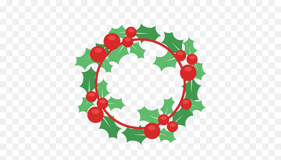 Pin - Svg Christmas Wreath Silhouette Emoji,Free Svg Clipart For Cricut