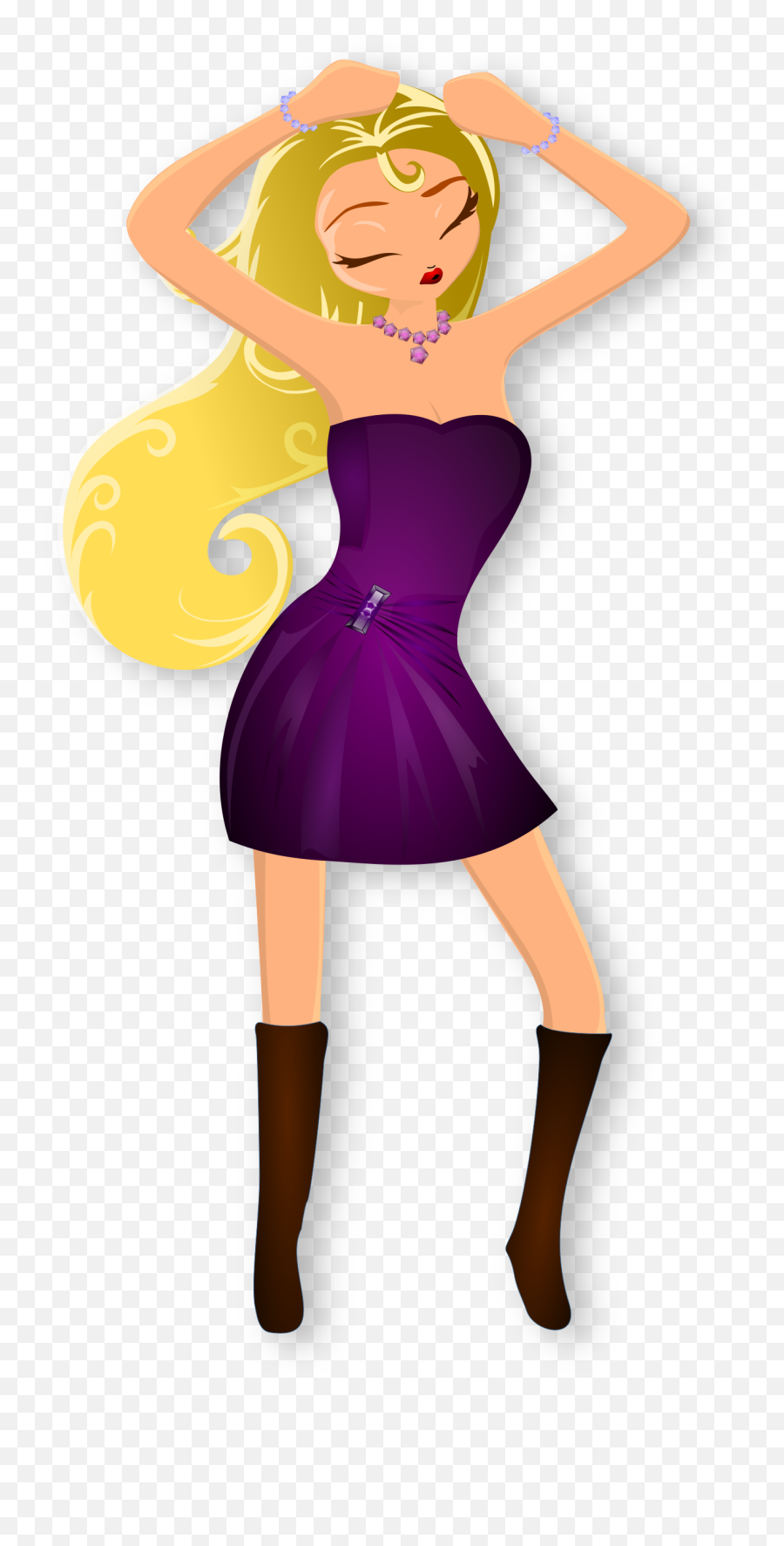 Download Ballet Dancer Blond Disco - Dancing Woman Clip Art Emoji,Dance Clipart