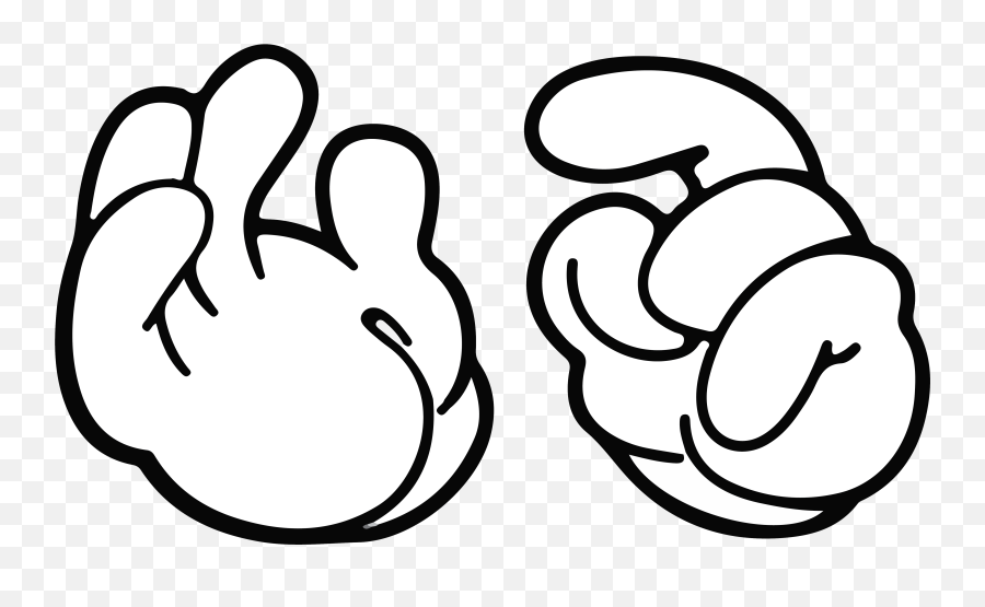 Download Hd Freeuse Download Png Minnie Goofy Hand Banner - Png Mano Mickey Mouse Emoji,Mickey Mouse Png