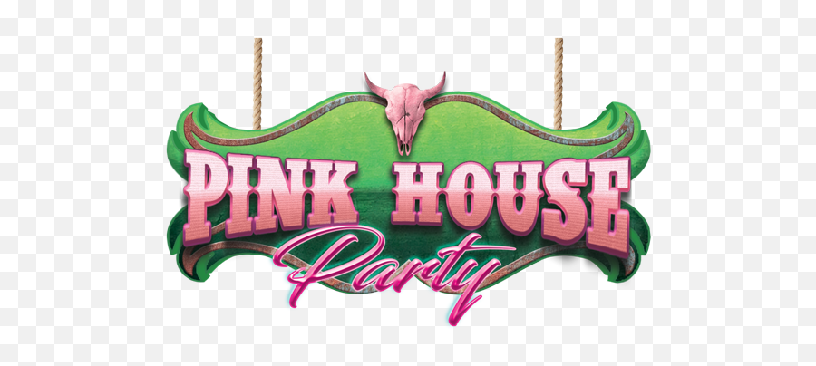 The Pink House Party - Language Emoji,House Party Logo